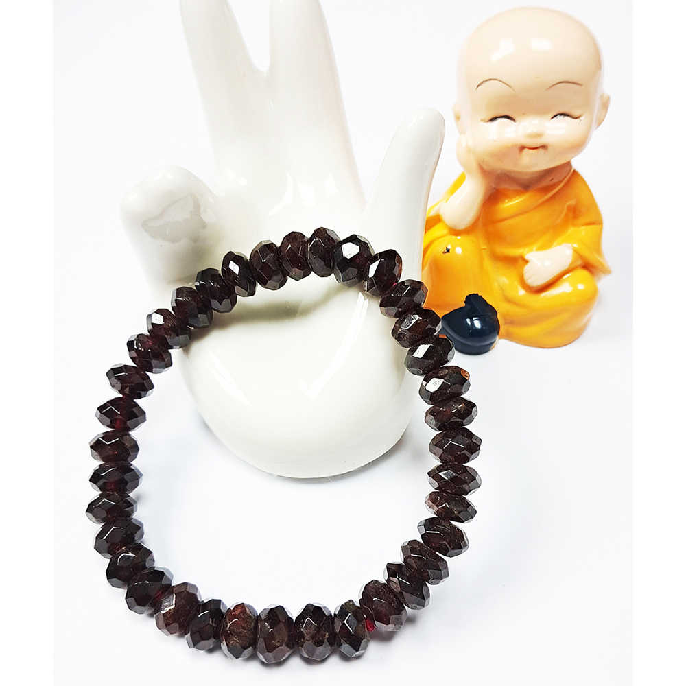 紅石榴{晶鑽}手珠9*4mm【十方】131890