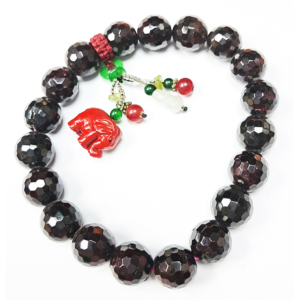 開運吉象(祥)&紅石榴手珠10mm【十方】131958