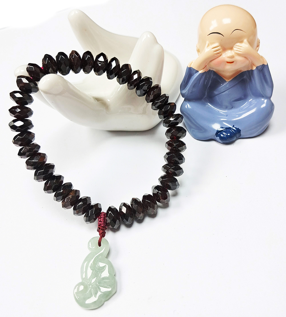 玉如意&紅石榴{晶鑽}手珠5*10mm【十方】131965