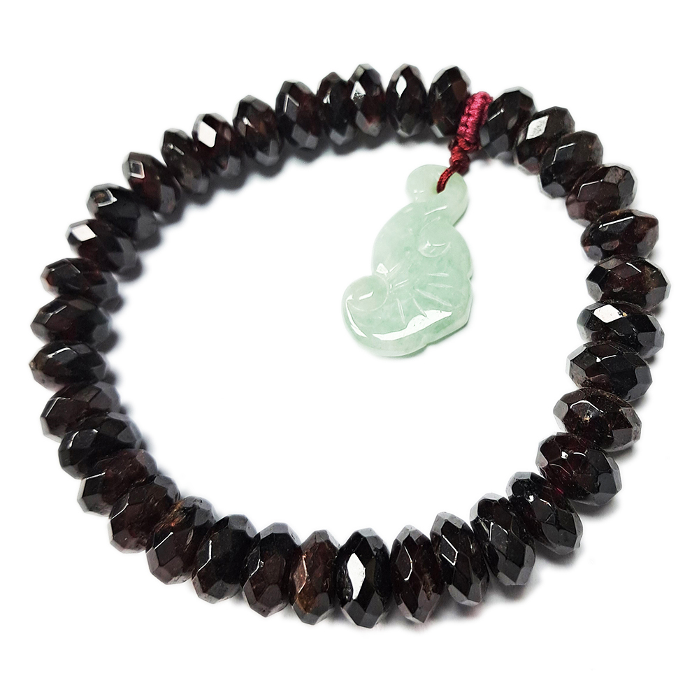 玉如意&紅石榴{晶鑽}手珠5*10mm【十方】131965