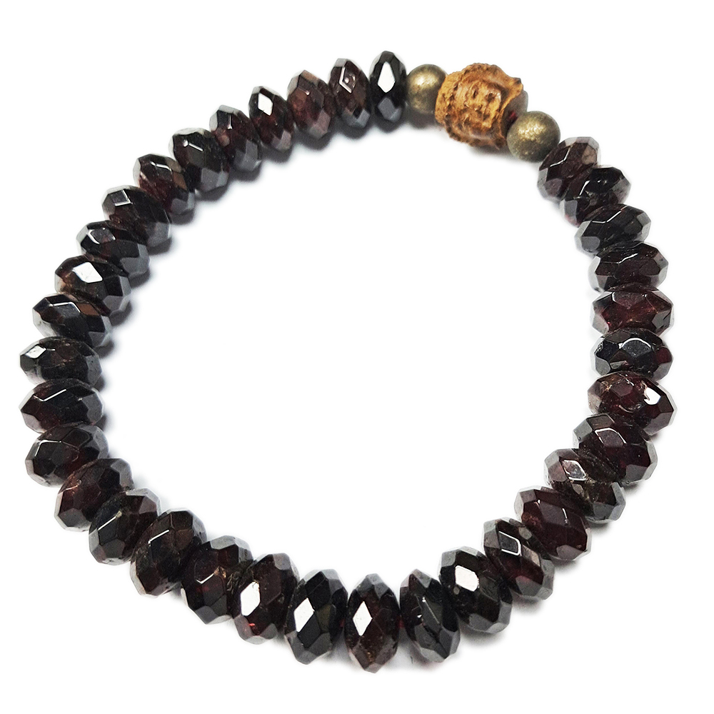 佛首{土沉}+紅石榴手珠5*9mm【十方】134913