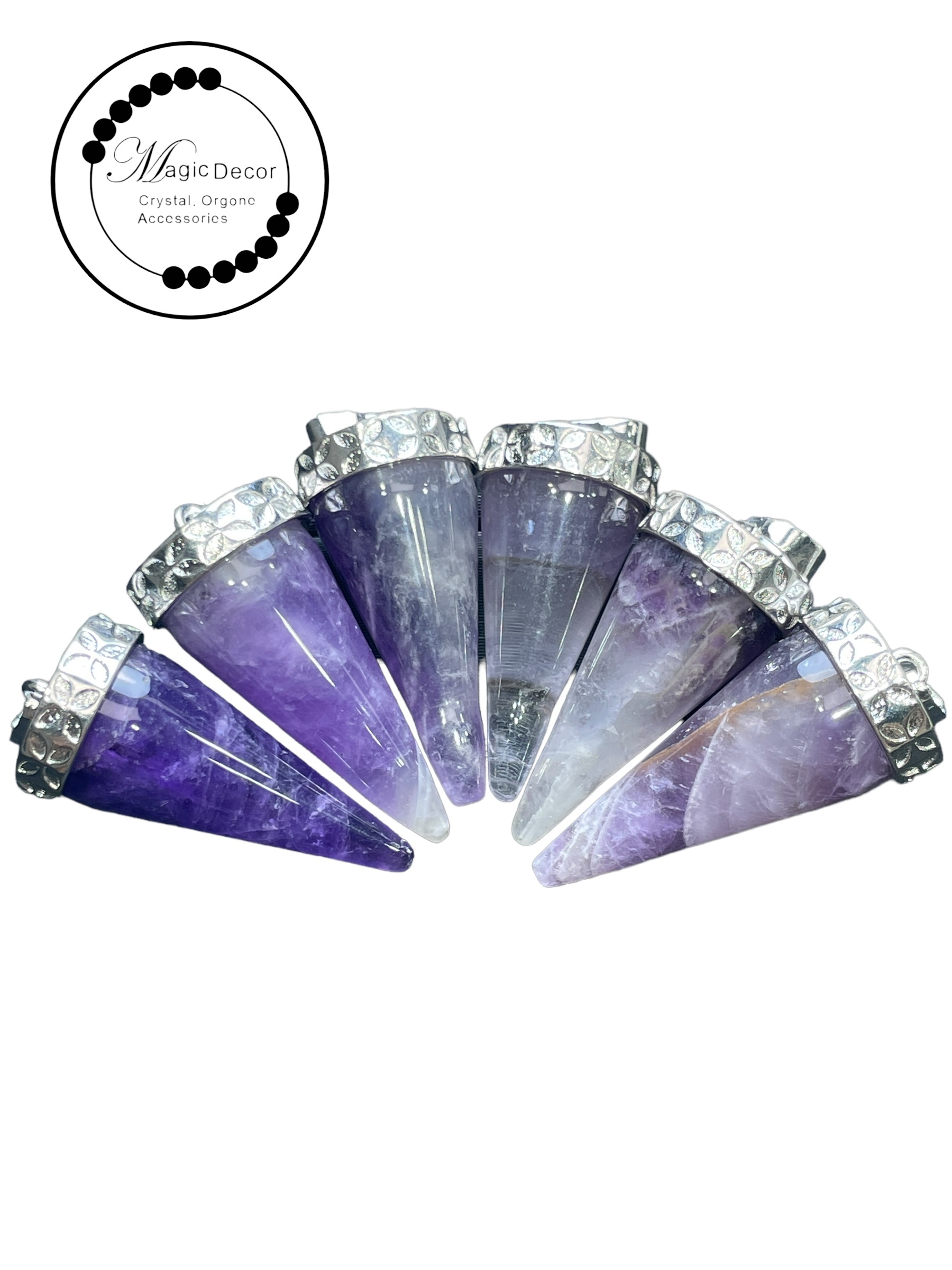 20240519 G3 錐形紫水晶靈擺掛飾