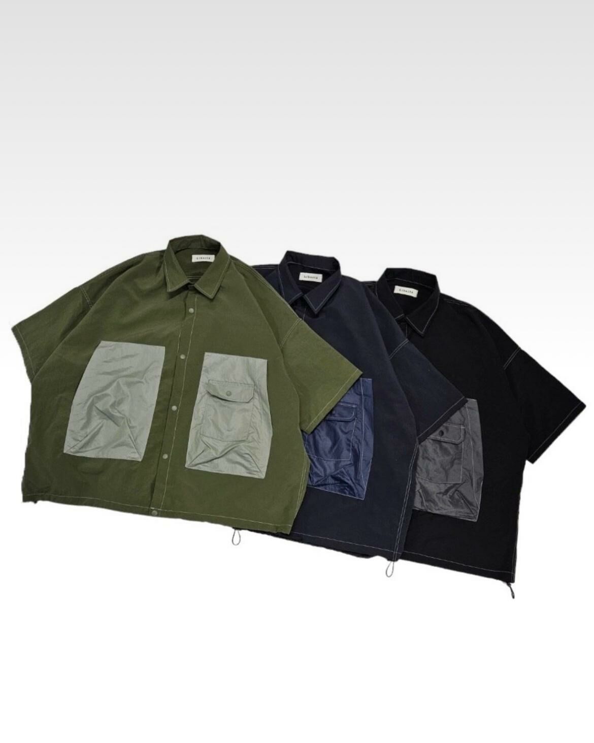 拼色短袖恤衫 L.B.T-011S