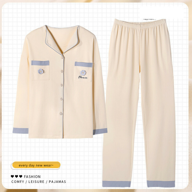 激抵長袖睡衣套裝【M-XXL碼 DF-9827】【下單后聯絡客服確認發貨尺碼 】