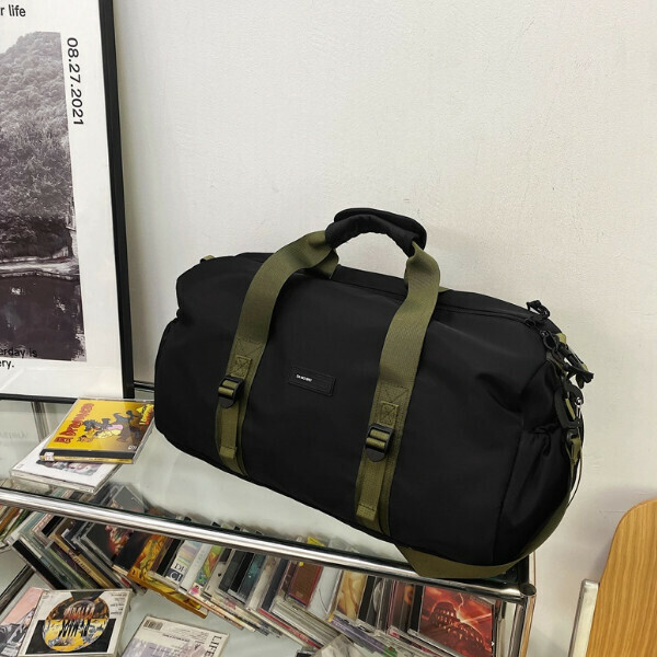 Hot Selling Travel Bags Shoulder Bags Crossbody Bags Handbags [Black and Green]