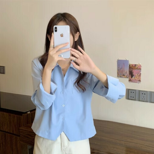 French Shirt (Sky Blue One-size-fits-all)