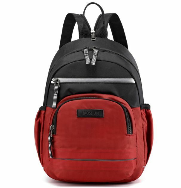 Hot selling couple multifunctional backpack (brick red length 22 width 10*height 32cm)