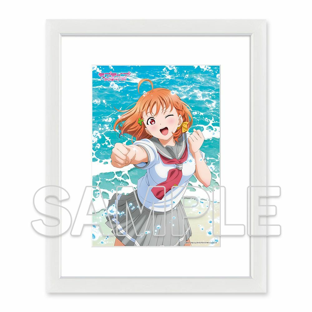 預購-『LoveLive！Sunshine!!』 A5高精細印刷畫 Aqours 千歌【日本進口精品】