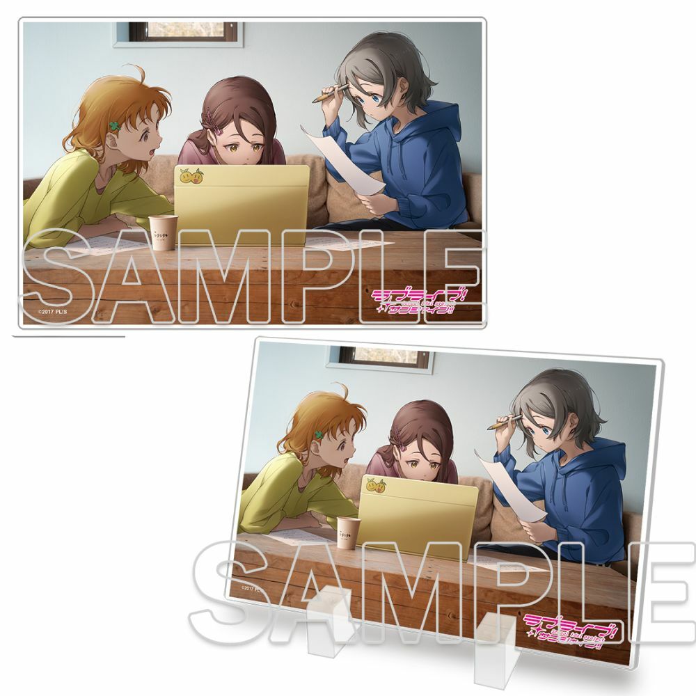 預購-『LoveLive！Sunshine!!』 迷你壓克力立牌 Aqours 千歌＆梨子＆曜【日本進口精品】