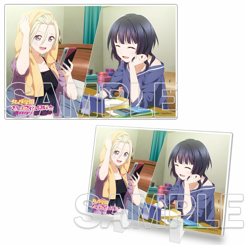 預購-『LoveLive！虹咲學園學園偶像同好會』 迷你壓克力立牌 果林＆米雅【日本進口精品】
