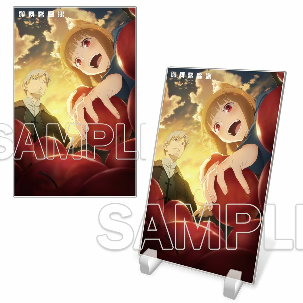 預購-『狼與辛香料 merchant meets the wise wolf』主視覺壓克力板 赫蘿＆羅倫斯【日本進口精品】