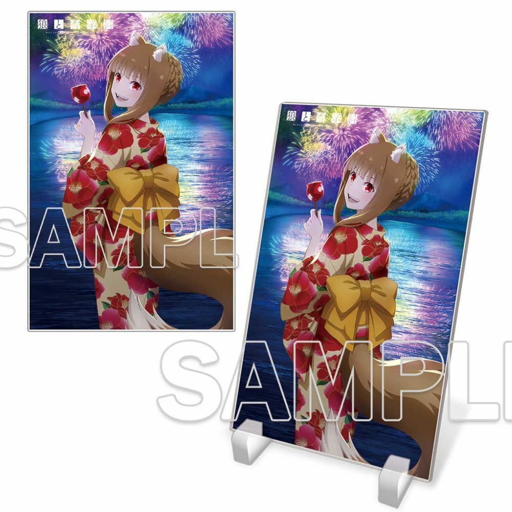 預購-『狼與辛香料 merchant meets the wise wolf』主視覺壓克力板 赫蘿（夏祭り）【日本進口精品】