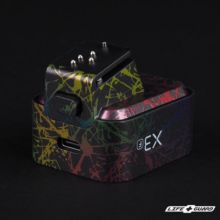 LIFE+GUARD 鏡頭貼膜安裝示意，適用 Godox X3