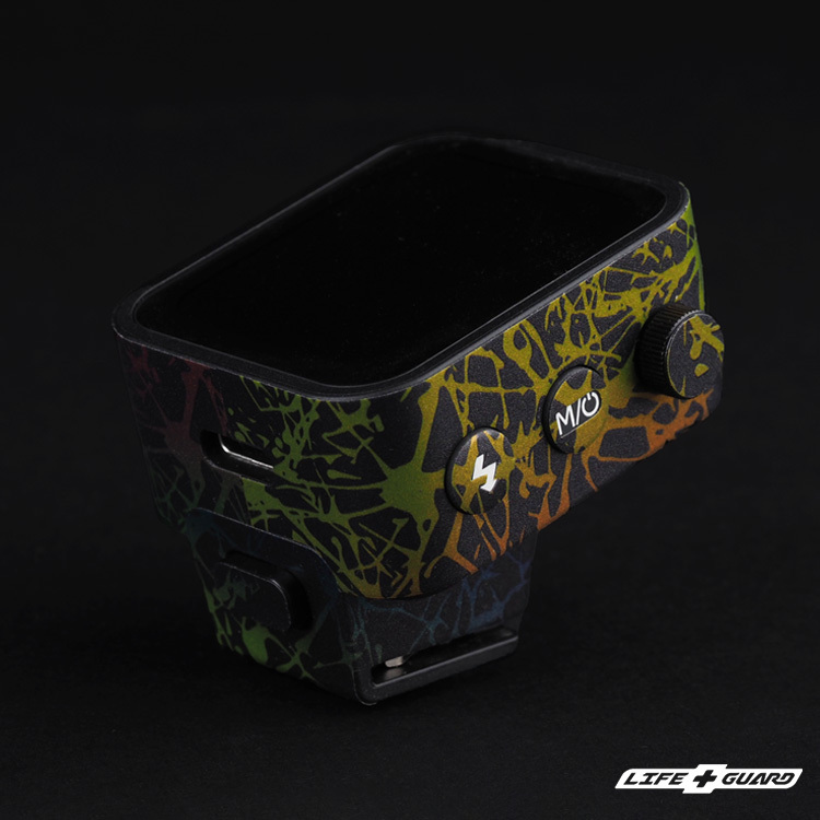 LIFE+GUARD 鏡頭貼膜安裝示意，適用 Godox X3