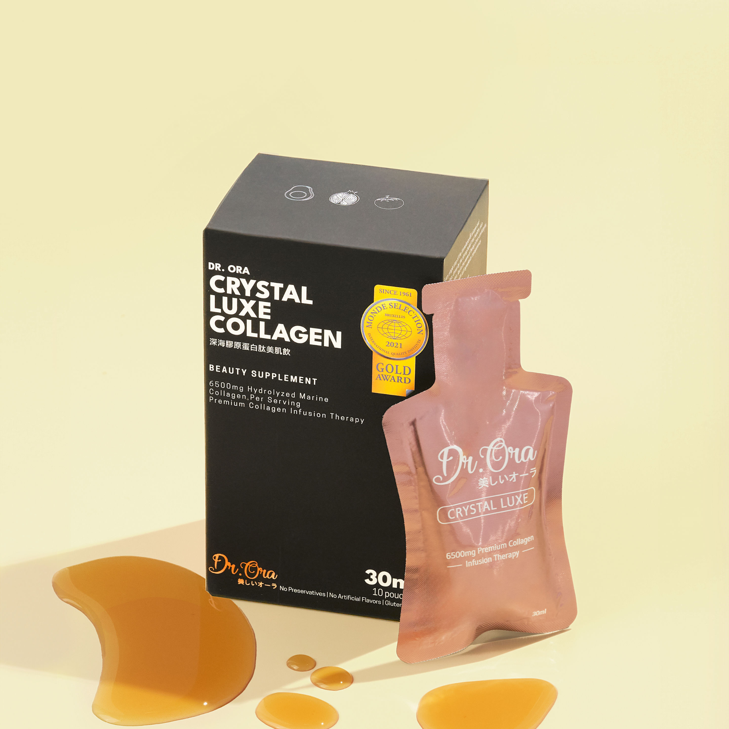 單盒 / 組合 - Crystal Luxe Collagen - 深海膠原蛋白肽美肌飲