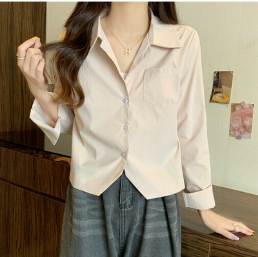French Shirt (Apricot One-size-fits-all)
