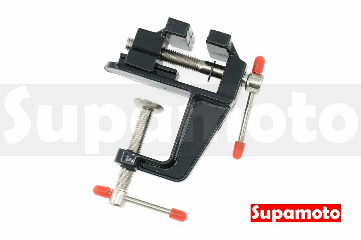 -Supamoto- 小型 虎鉗 鋁合金 迷你 台鉗 固定式 多功能 桌上型 固定鉗 工作鉗 工作台