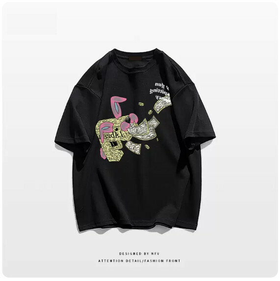 熱推圓領T恤【M-3XL】【黑色-220g】(下單後聯絡客服確認發貨尺碼) 