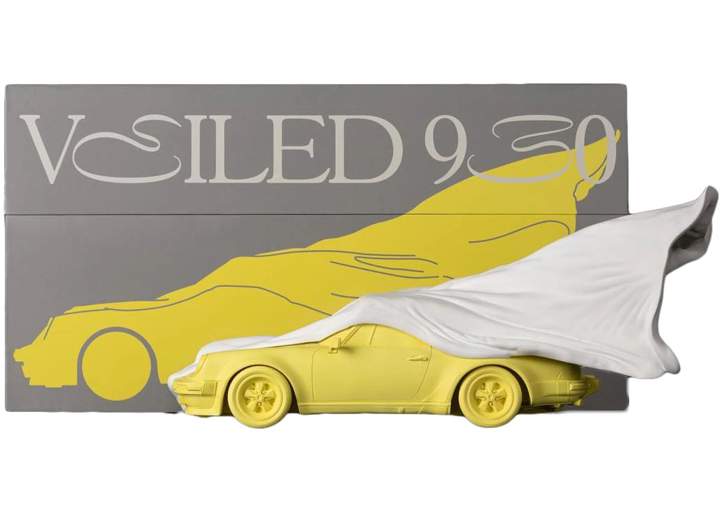 Daniel Arsham Veiled 930 Porsche Figure Yellow (Edition of 500)