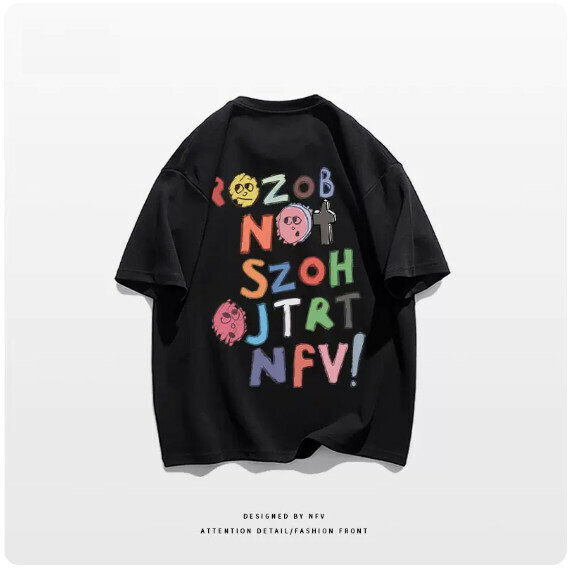 熱推圓領T恤【M-3XL】【黑色-220g】(下單後聯絡客服確認發貨尺碼) 