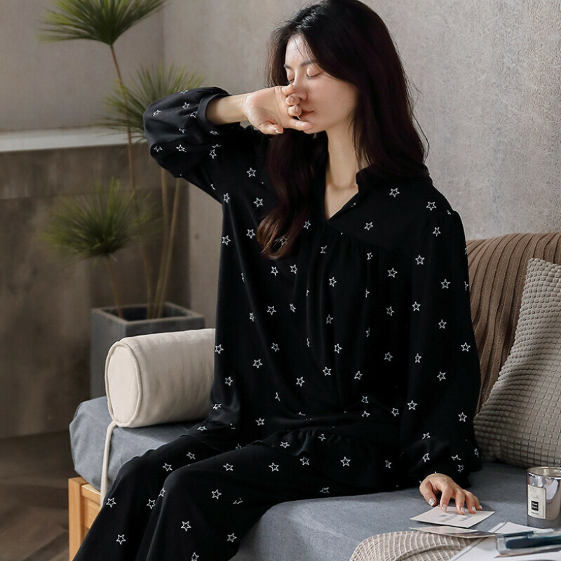 激抵圓領睡衣套裝【M-XXL碼 AM66147】【下單后聯絡客服確認發貨尺碼 】
