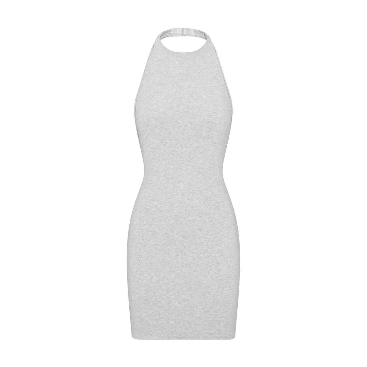 SKIMS 棉質繞頸短洋裝COTTON TWIST HALTER MINI DRESS