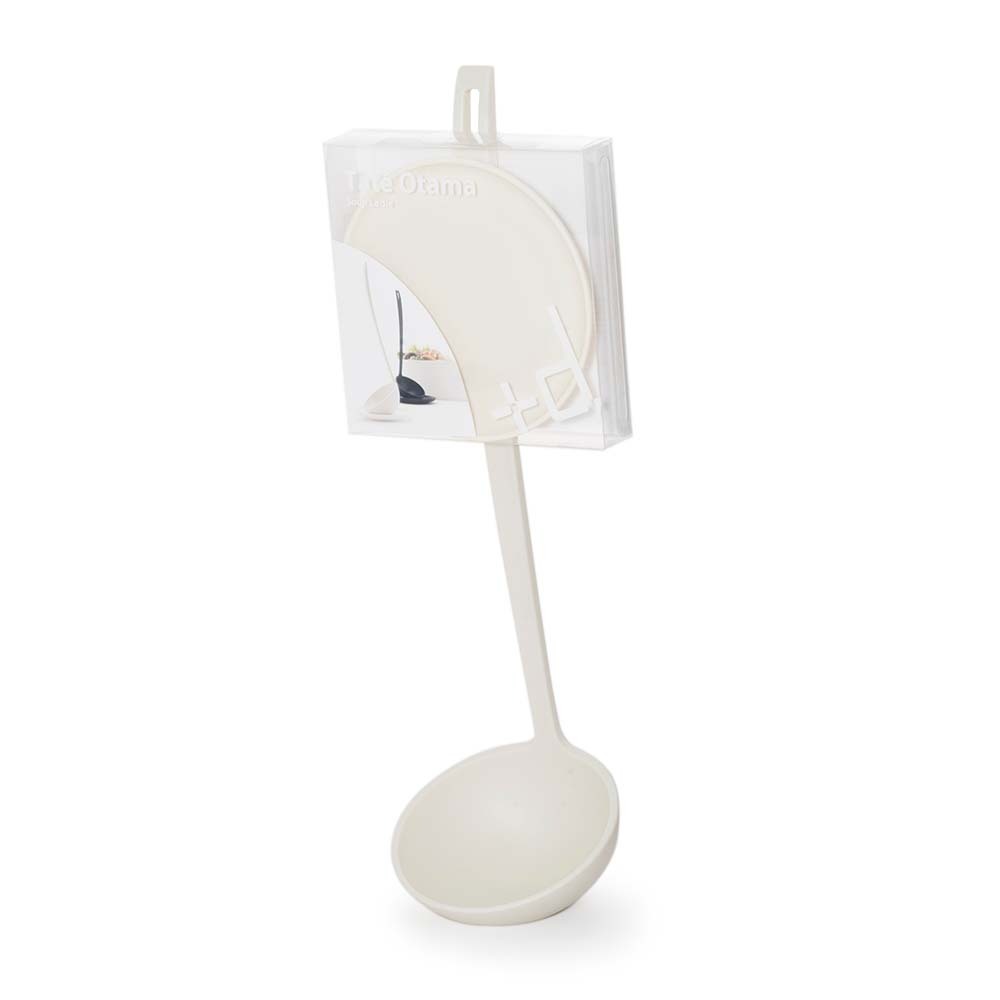 +d - Tate Otama Soup Ladle【Standard size】(Black /Off White)