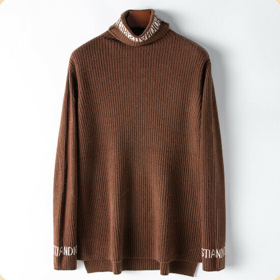 Hot Selling Wool Knitted Bottoming Sweater (One Size) (Coffee Color 01)
