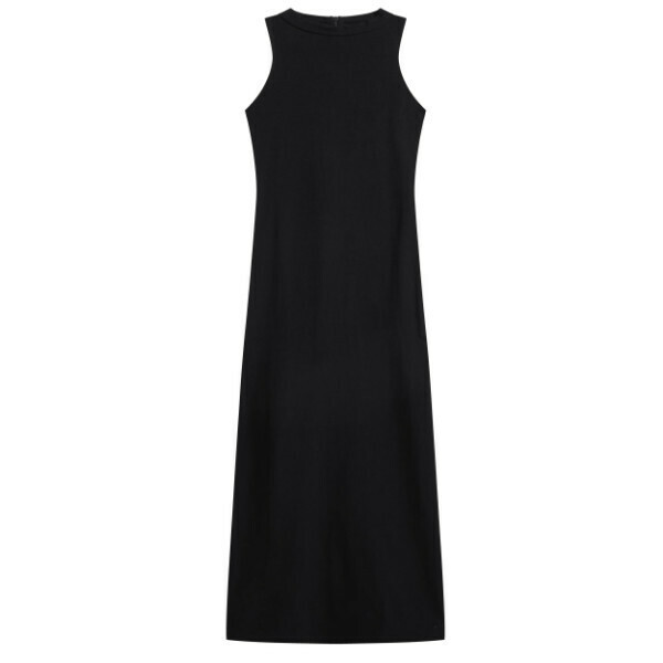 Hot selling micro stretch dress (black) (S-XL size) (contact customer service after placing order to confirm delivery size)
