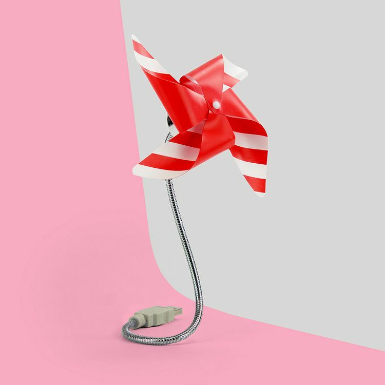 英國 Mustard USB 風扇 - 風車