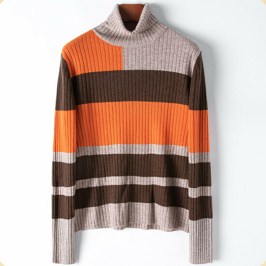 Hot selling wool knitted bottoming shirt (one size fits all) (orange 01)