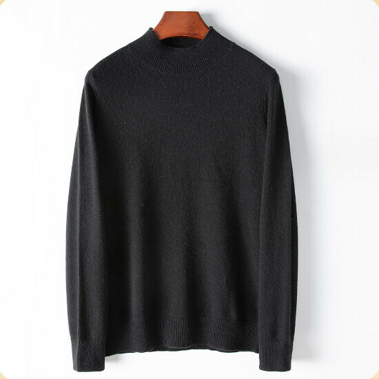 Hot selling wool knitted bottoming shirt (one size fits all) (black 01)