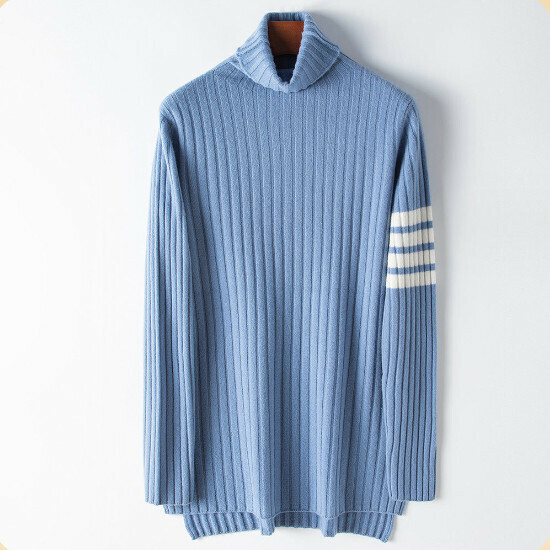 Hot selling wool knitted bottoming shirt (one size fits all) (blue 02)