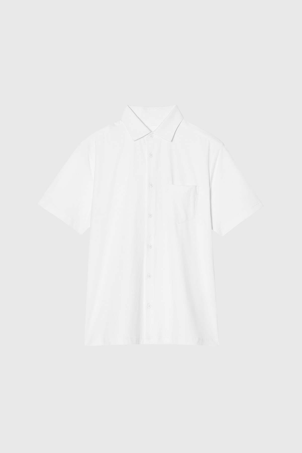 MONO 短袖襯衫 男（白）