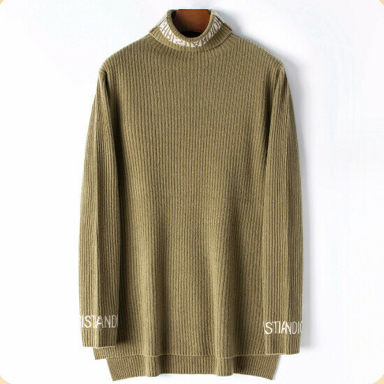 Hot selling wool knitted bottoming shirt (one size fits all) (green 01)
