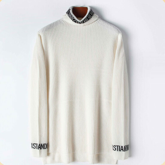 Hot selling wool knitted bottoming shirt (one size fits all) (white 01)