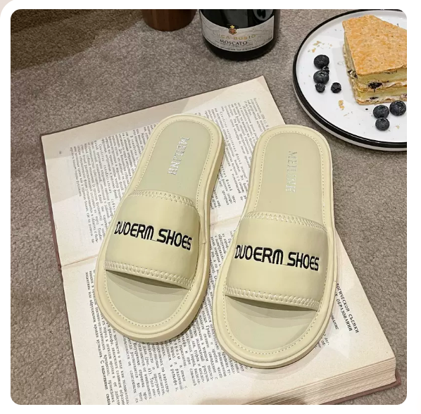 Muffin platform bread slippers (yellow/size 35-40) (contact customer service to confirm shipping size after placing an order)
