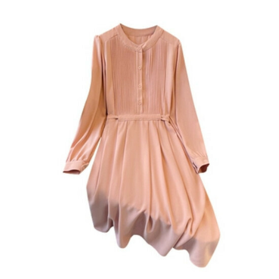 Hot selling waist dress [pink] [size L-4XL] (please contact customer service to confirm the delivery size after placing the order)