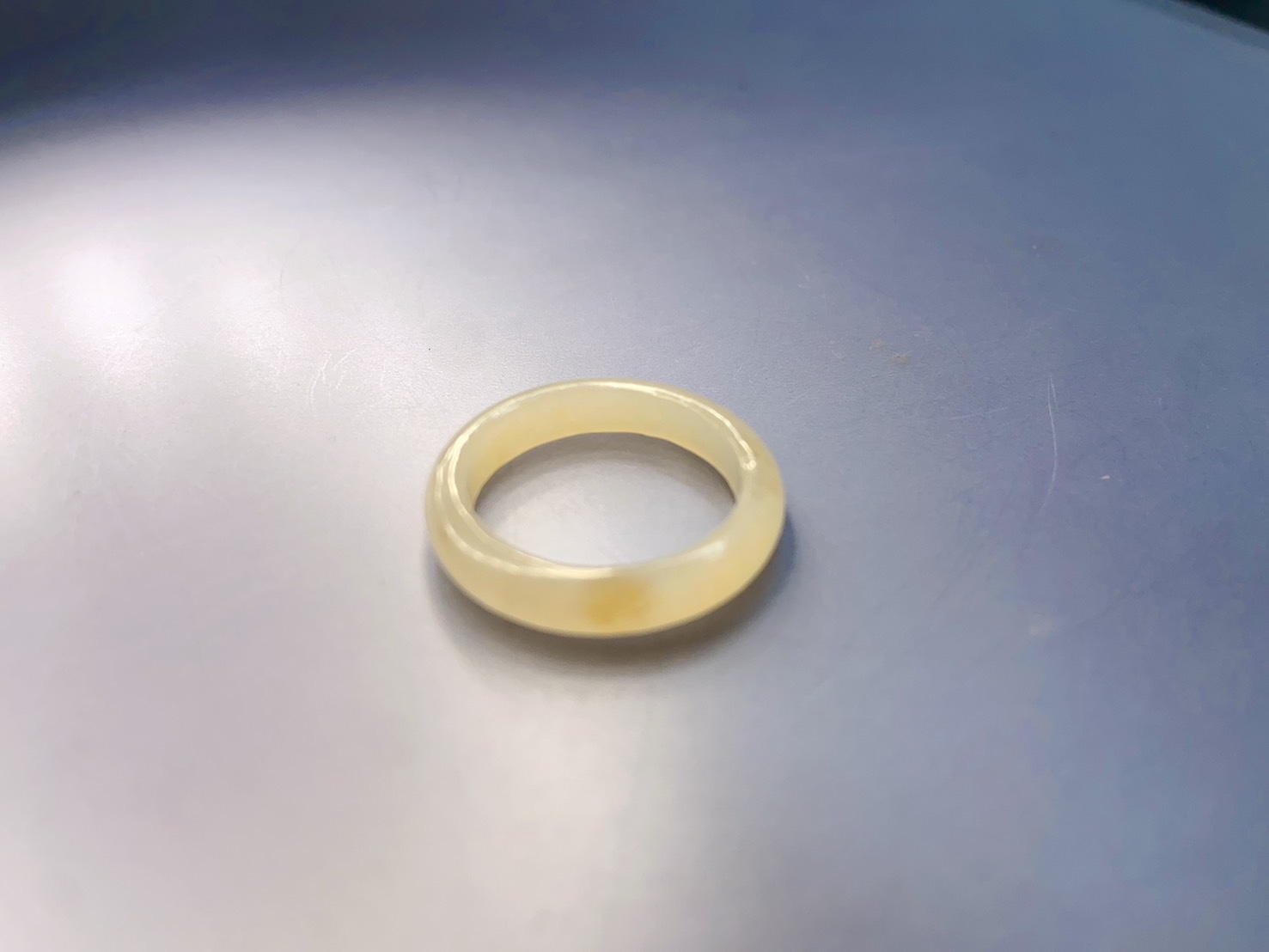 甜圈圈丨黃口和田玉戒環