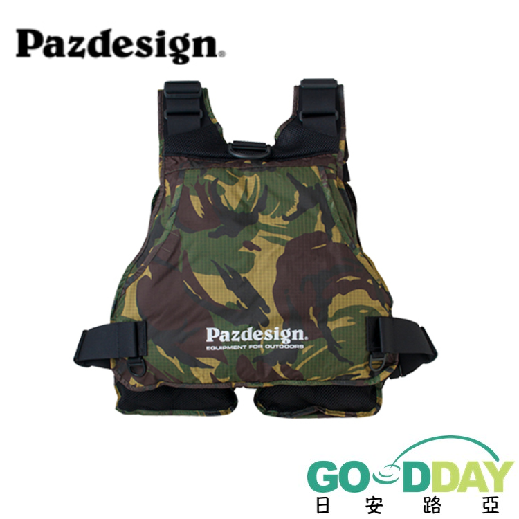 Pazdesign Floating vest complete 5 SLV-032 - 【Bass Trout