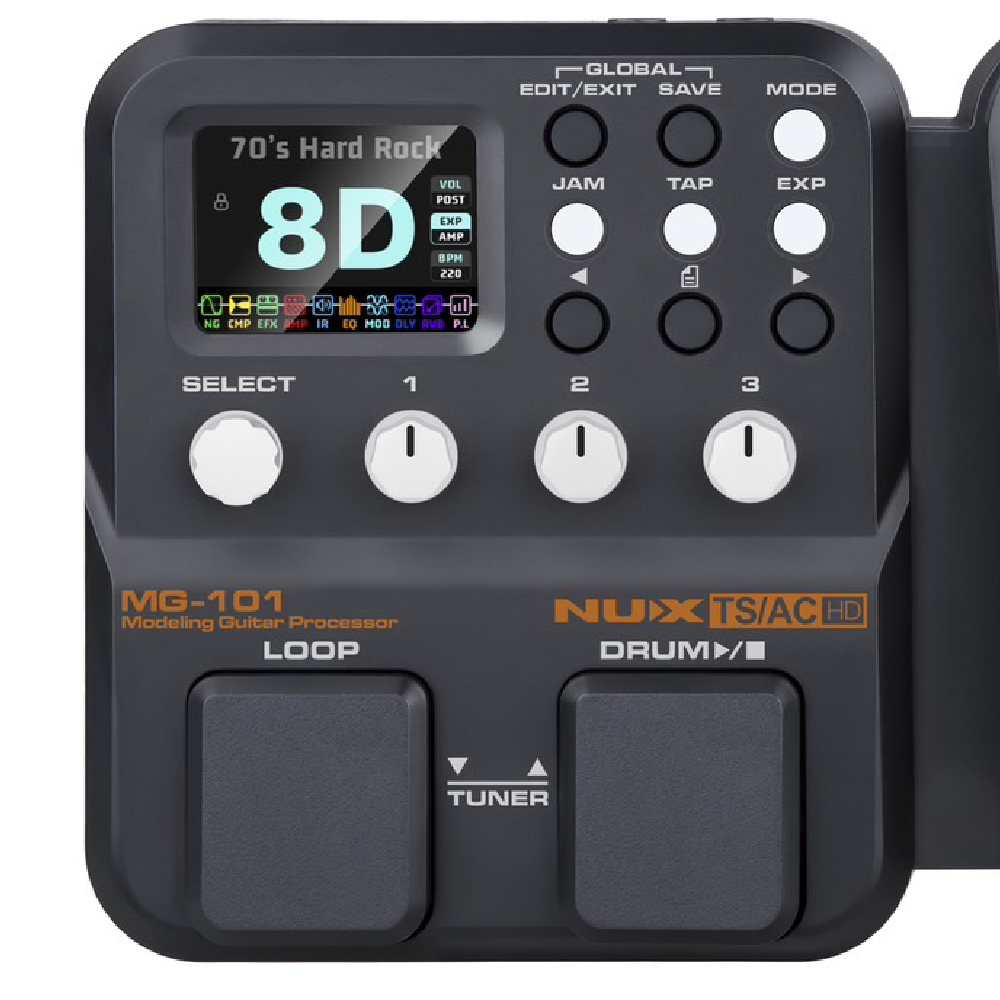NUX Nux / MG101 綜合效果器 第 3 張圖片｜三峽效果器