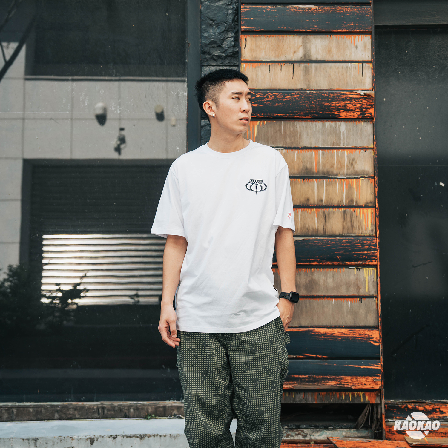 『現貨』SSUR ICONS x CLOT 聯名款 口香糖字母條紋印花 純棉寬鬆休閒TEE 男女同款