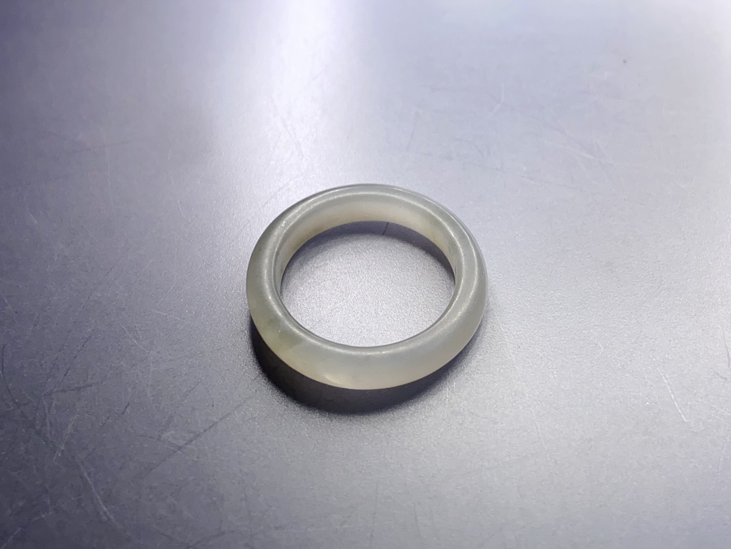 守護與養生丨和田玉青花料玉戒環