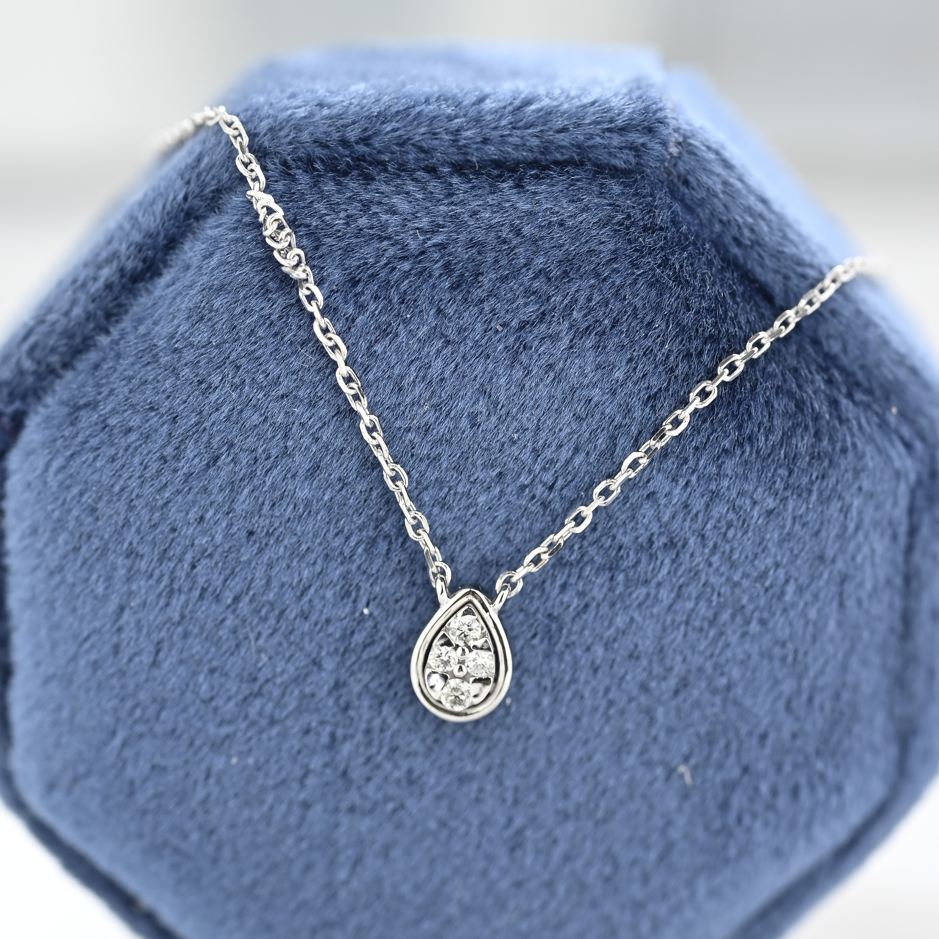 18K Pera Diamond Necklace