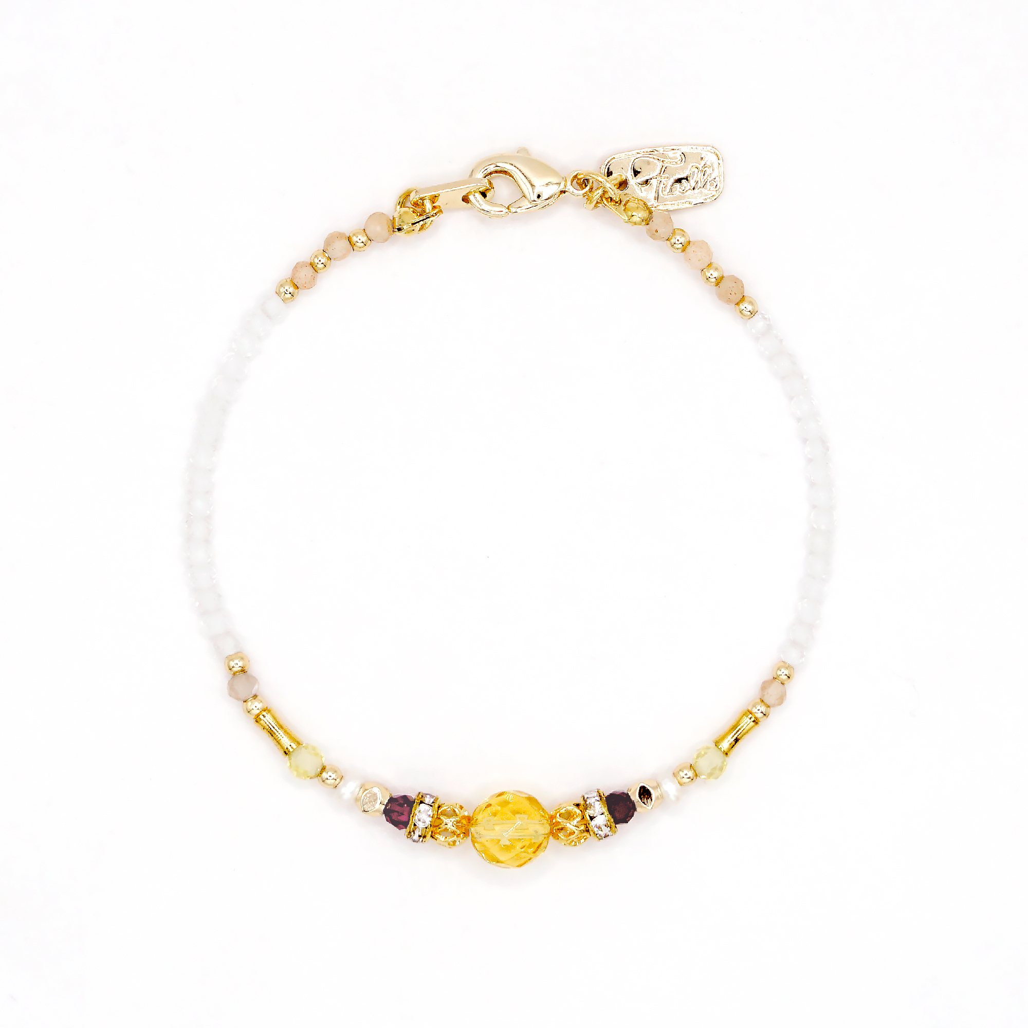 《台南意象》景福祠 • 願好成真 – 黃水晶 – 手鍊