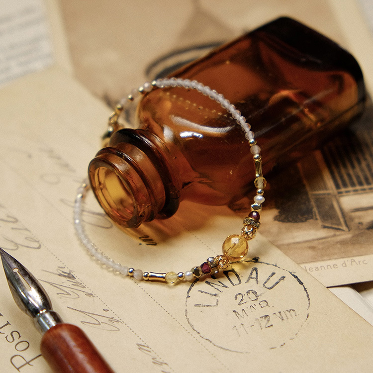 《台南意象》景福祠 • 願好成真 – 黃水晶 – 手鍊