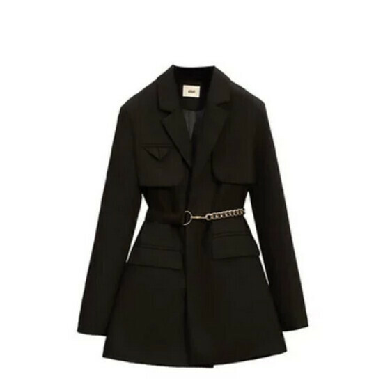 Hot selling long suit top [black] [L-4XL size] (please contact customer service to confirm the delivery size after placing the order)