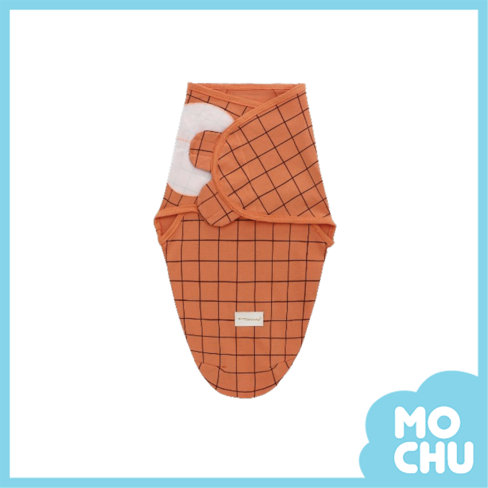 橙色格子春秋薄款包巾