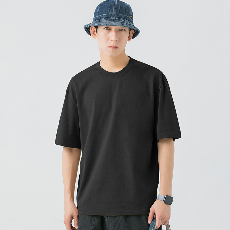 熱推寬鬆休閒短袖T恤(M-3XL碼 黑色)(下單後聯絡客服確認發貨尺碼)