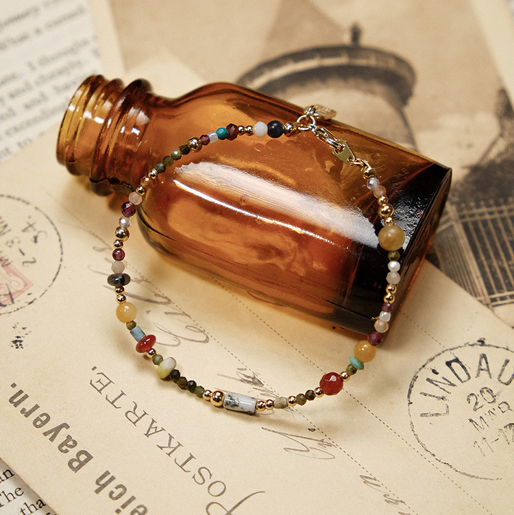 《台南意象》水仙宮市場 • 老城生活 – 多寶石 – 手鍊